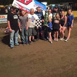 Alumbaugh Wins the &#39;Tribute to Jesse&#39; with the ASCS Warriors at Double X Speedway