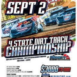September 2nd, 48th 4-State Dirt Track Championships
