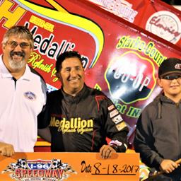 HANNAGAN WINS 3rd FEATURE OF YEAR WITH GLSS
