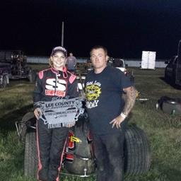 Katlynn finds victory at Lee County Speedway