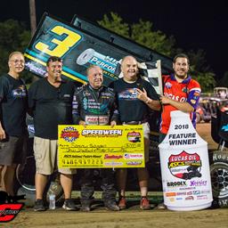 Swindell Triumphant With Lucas Oil ASCS In First Creek County Speedway Visit