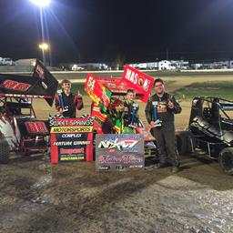 Benson, Hulsey and Gropp Reach Driven Midwest NOW600 Series Winner’s Circle for the First Time