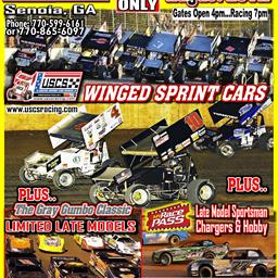 USCS Sprints set for RESCHEDULED Senoia Summer Nationals XI on Saturday, August 29th