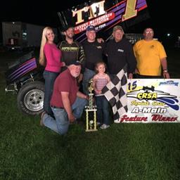 BRIAN KRUMMEL WINS SECOND FEATURE OF THE SEASON AT I-88 SPEEDWAY