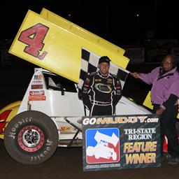 Grosz Takes Advantage of Late Opportunity to Win Inaugural GoMuddy.com NSL 360 Tri-State Event at Rapid Speedway