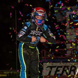 Bacon Going Full “Macho Man” at Eldora after Bagging Ninth Win of the Year!