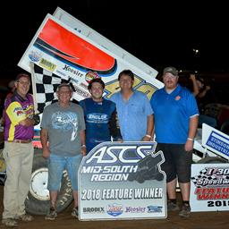 Howard Moore Doubles Up On ASCS Mid-South Speedweek Wins At I-30 Speedway