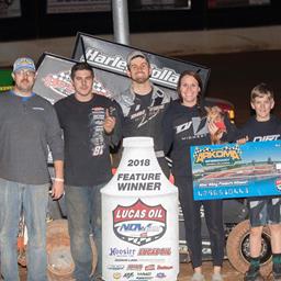 Flud, Pearson and Mahaffey Earn The Cup Titles During Lucas Oil NOW600 Series Event at Arkoma Speedway