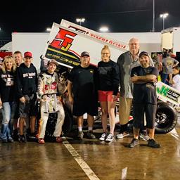 Ball Scores Sprint Car Victory at Knoxville Raceway