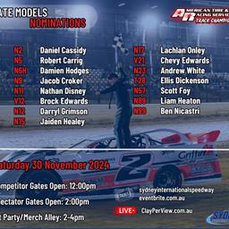 Late Models Ready for Round 2 of the ATRS Track Championship