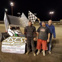 Ned Powers Prevails With ASCS Frontier At Sweetwater Speedway