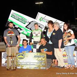 Matt wins J.L. Howard Memorial Race at Lincoln Speedway 9/5/15