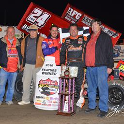 Terry McCarl Holds On For Fall Brawl Glory At I-80 Speedway