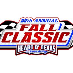 27th Annual Fall Classic October 24-26, 2024