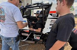 Mike Marlar pilots Sprint Car in USCS Sprint Car Shootout at I-75 Raceway