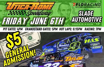 Slade Automotive presents Retro Night this Friday, June 6 at Utica Rome Speedway!