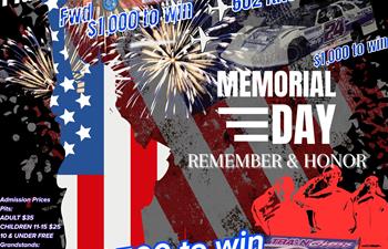 Tri-County Racetrack Set to Light Up Memorial Day Weekend with Racing and Fireworks