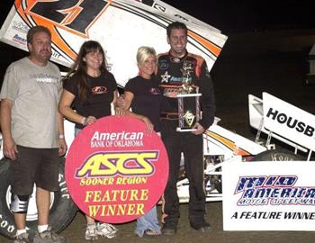 Brian Brown takes the $3,000 feature victory