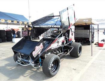 Sams car ready to race at The 2011 Knoxville Nationals. Sam made The Nationals and finished 14th Steve Hardin