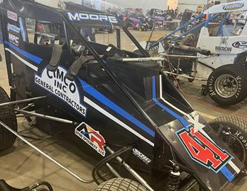 Howard preparing for action at the 37th annual Lucas Oil Chili Bowl Nationals in Tulsa on January 9.