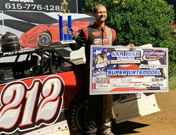 Josh picked up the $2,000 victory on Saturday night, September 10 in the annual Sam Pugh Memorial at Duck River Raceway Park.