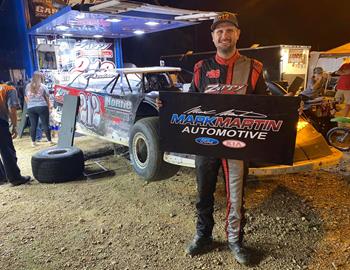 Josh set fast time with the COMP Cams Super Dirt Series on Saturday, June 18 at Magnolia Motor Speedway.