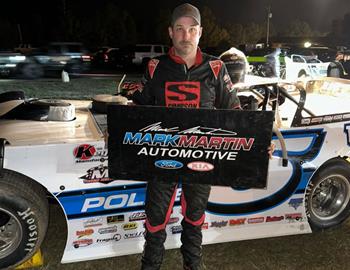 Jon Mitchell won the 2024 CCSDS season finale during the $5,000-to-win Spooky 50 at Super Bee Speedway (Chatham, La.) on October 19.
