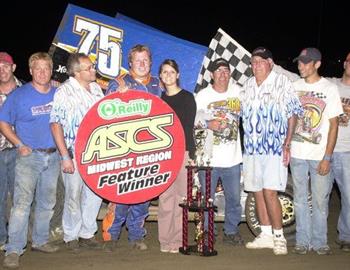 Jesse Hockett and company in victory lane