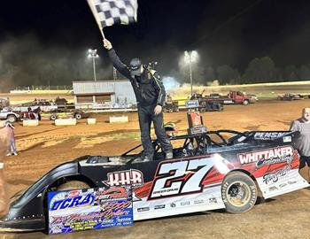 Kasey Hall won the $2,000 top prize with the UCRA at Fort Payne (Ala.) Motor Speedway on Saturday, Aug. 26.