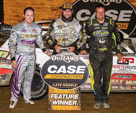 Shirley continues World of Outlaws hot streak with pair of podium finishes at At