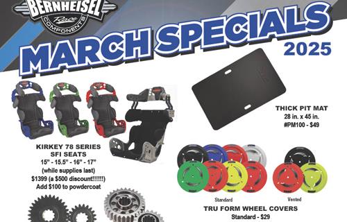 March Bernheisel Racing Components Specials Released