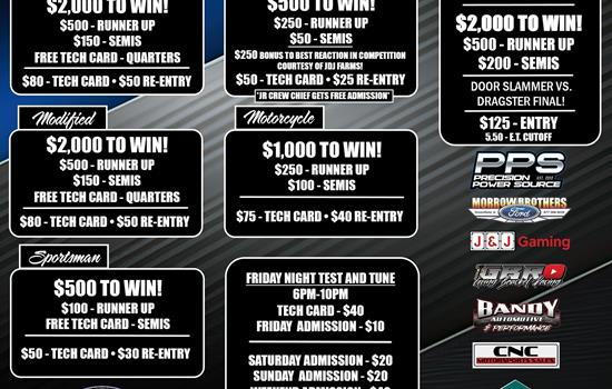 2025 IHRA POINTS RACE FLYER IS HOT OFF THE PRESS!