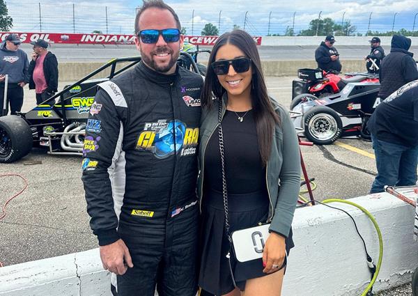 Steffens visits IRP for Hoosier 100