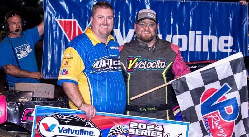 Rusty Schlenk Crowned Valvoline American Late Model Iron-Man Seri