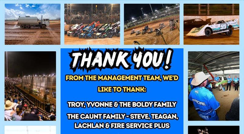 A Big Thank You from Sydney International Speedway