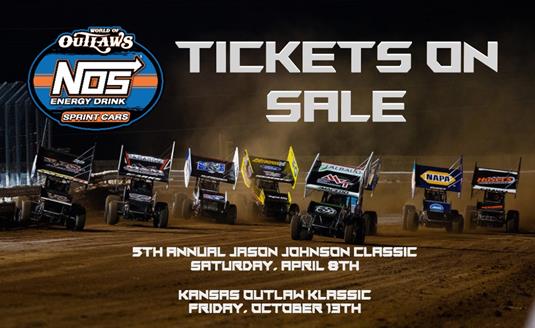 NOS Energy Drink World of Outlaws Sprint Car Series event tickets now on sale!