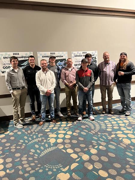 Sprint Invaders celebrate at the 2022 End of Season Banquet