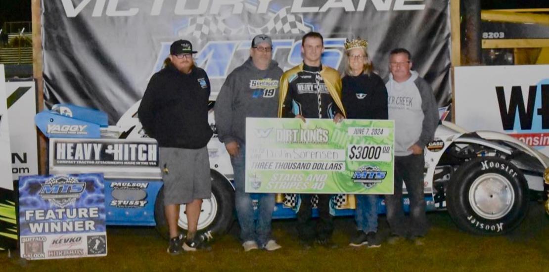 Sorenson claims $5,000 with late race pass at Winn...