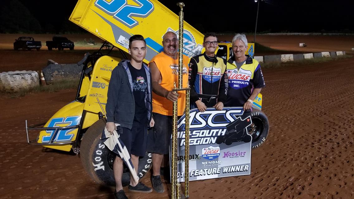 Blake Hahn Captures Diamond Park Victory With ASCS Mid-South