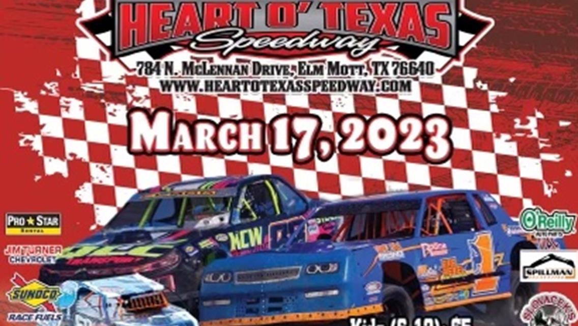 Weekly Racing Action this Friday Night 3/17/23