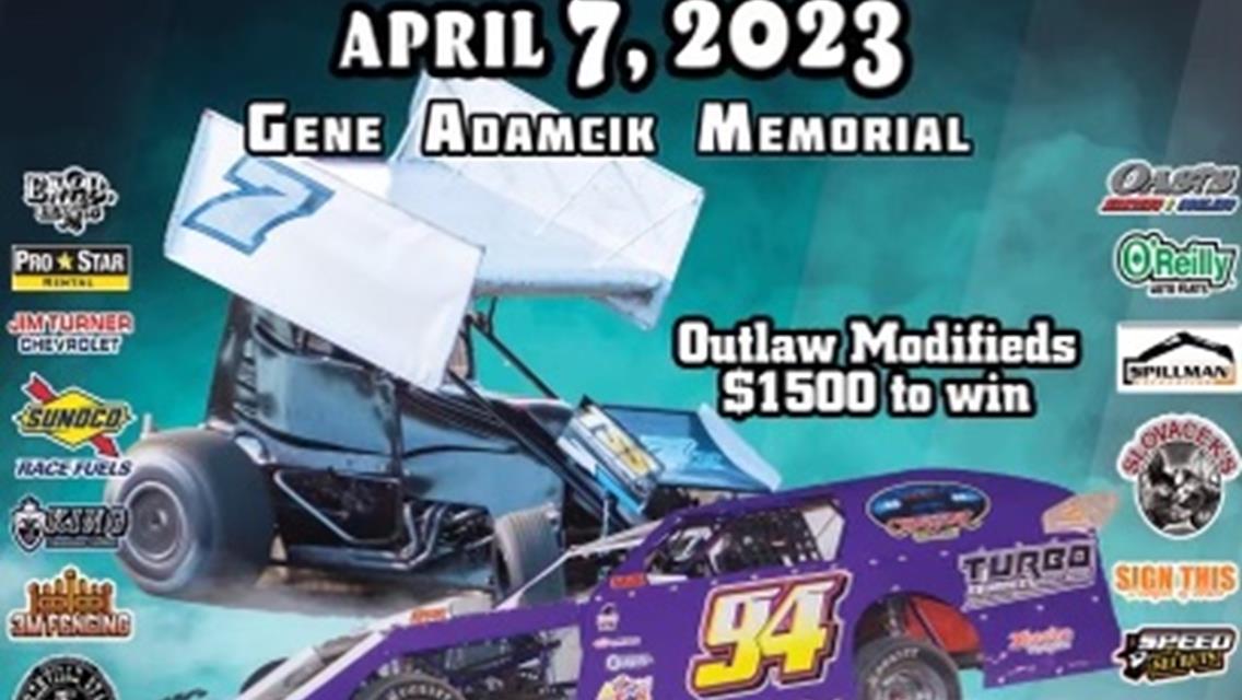 Southern United Sprints and $1500 to win Outlaw Modifieds with Driver Auction.