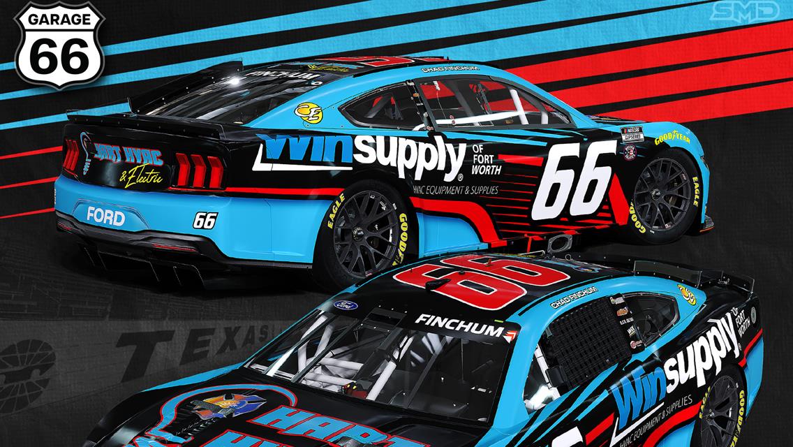 Chad Finchum driving Garage 66 NASCAR Cup Series entry at Texas