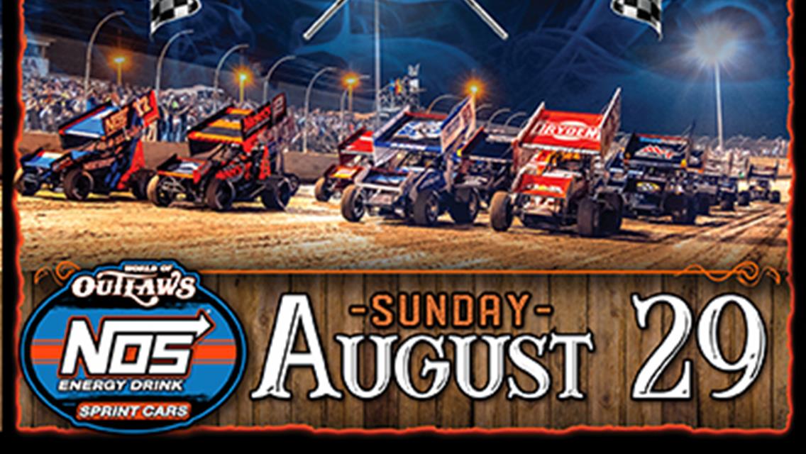 World Of Outlaws Sprint Cars Aug 29th!