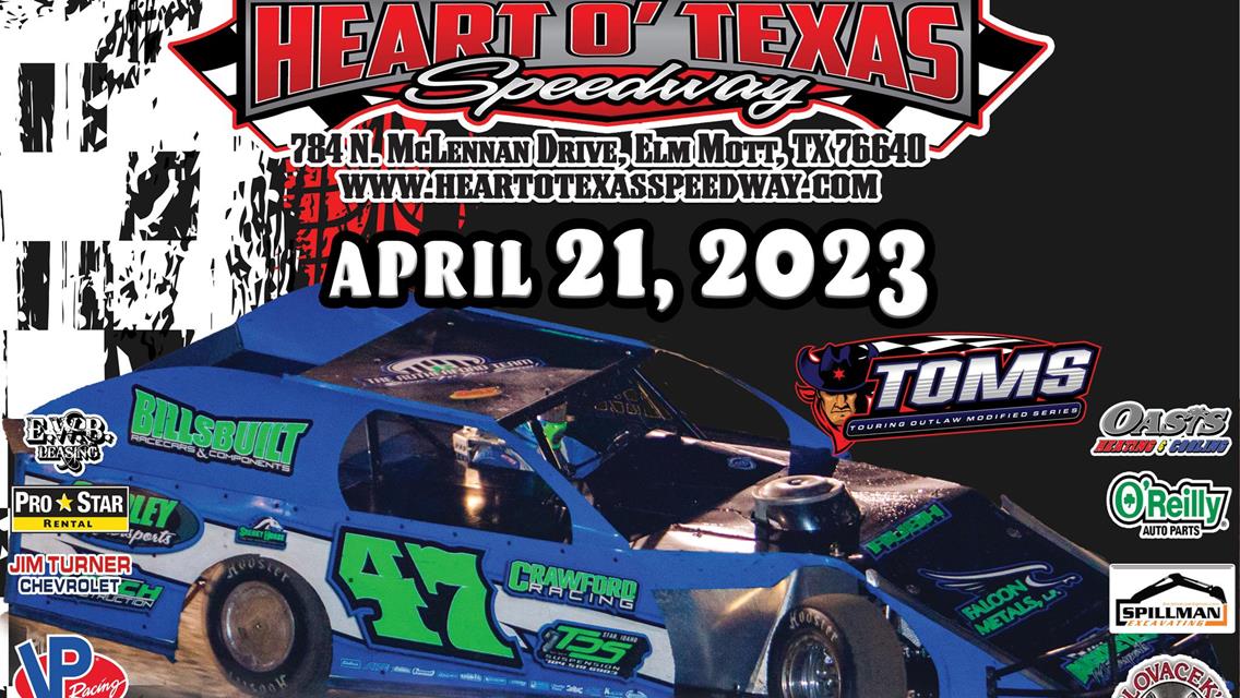Touring Outlaw Modified Series invades HOT Speedway 4/21/23