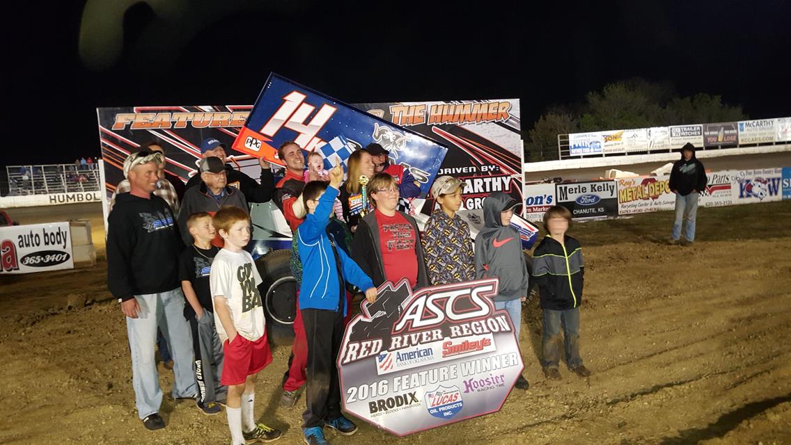 Kyle Bellm Wins A Thriller With ASCS Red River At Humboldt Speedway