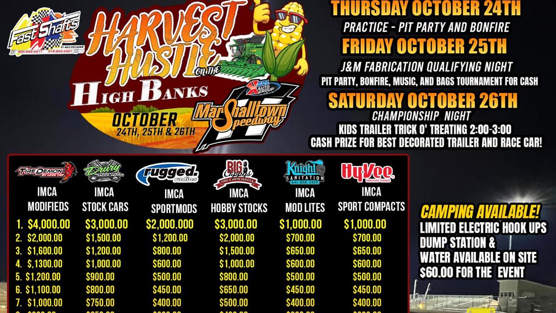 October 24th-26th Harvest Hustle concludes the 2024 Race Season