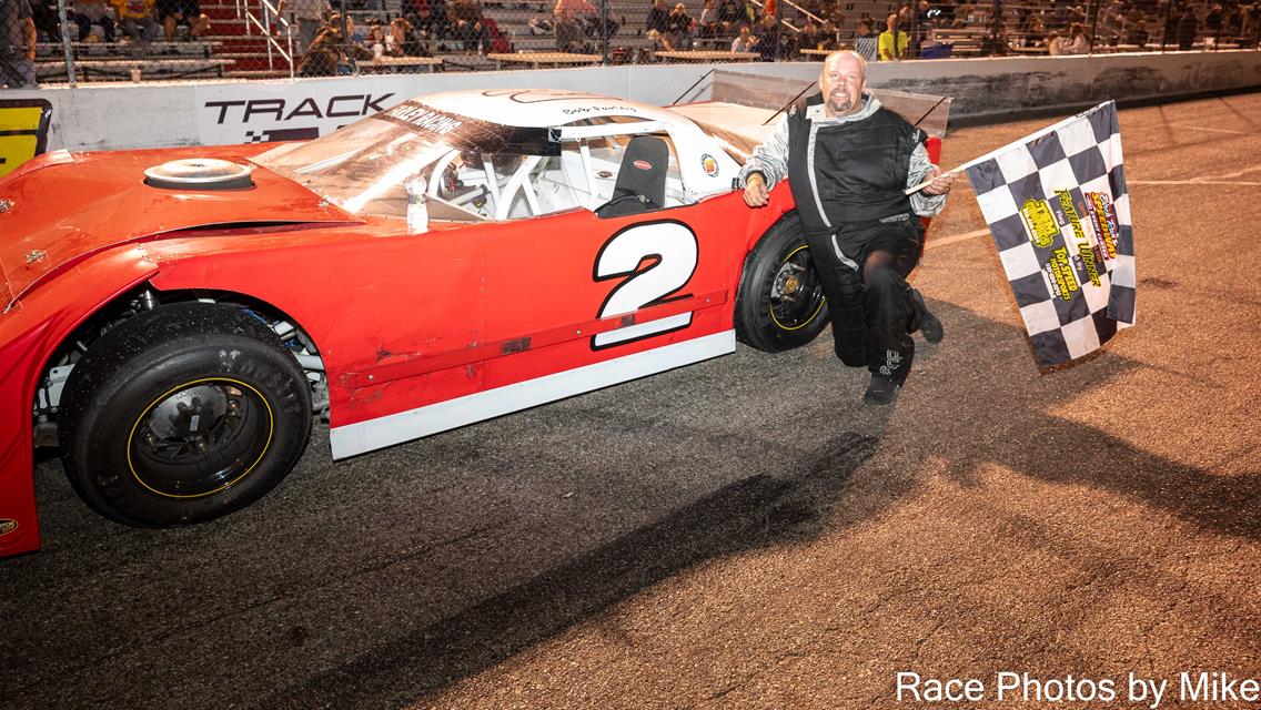 Rowe wins Dixie 100;  Jason Dvorscak gets first oval track win!