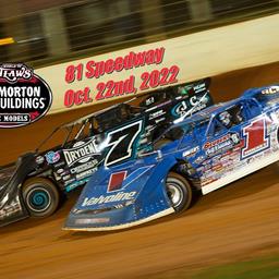 World of Outlaws Late Models to invade 81 Speedway Oct. 22nd, 2022