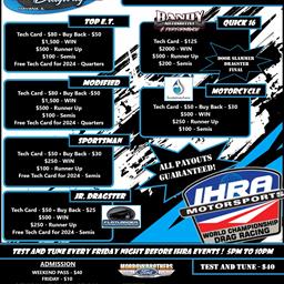 SEVEN IHRA POINTS RACES FOR 2024!