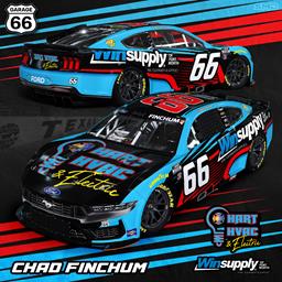 Chad Finchum driving Garage 66 NASCAR Cup Series entry at Texas